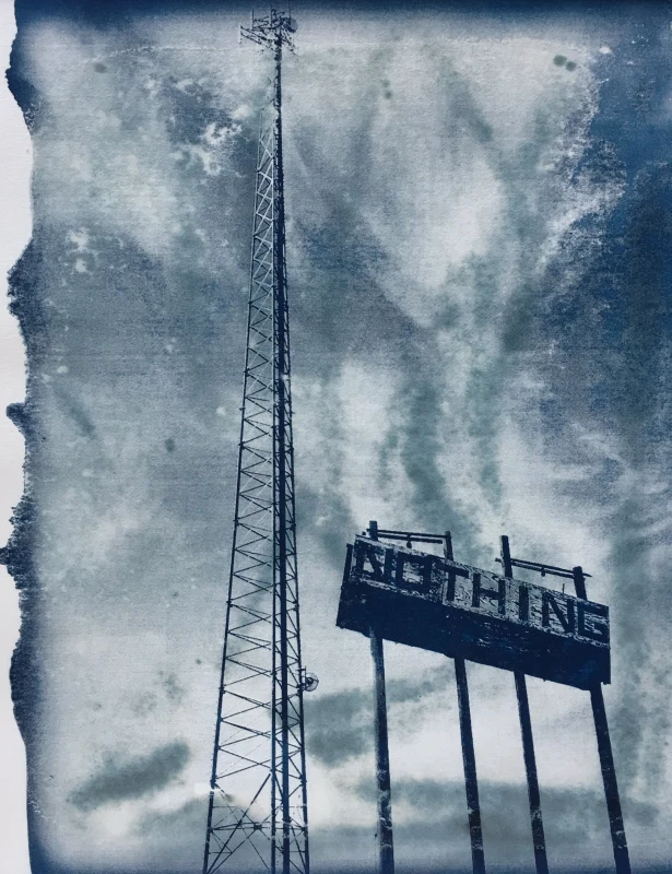 Untitled, cyanotype print