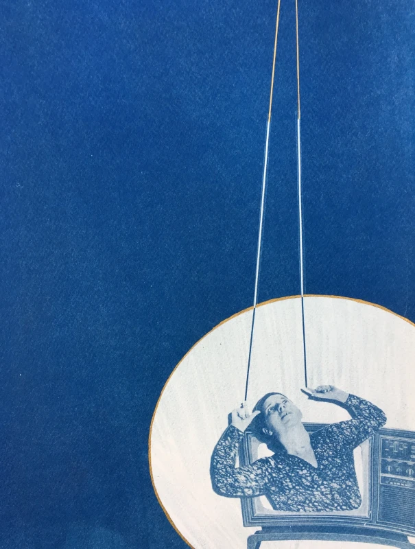 Untitled, cyanotype print