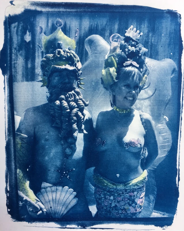 Untitled, cyanotype print