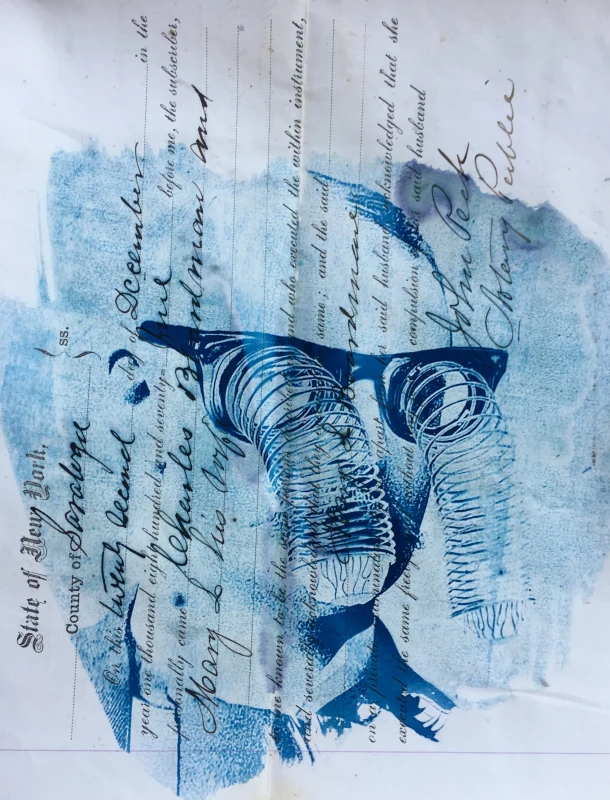 Untitled, cyanotype print