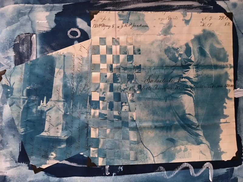 Untitled, cyanotype print