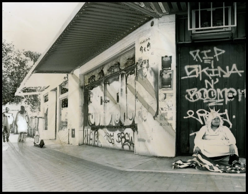 Liberty Left Behind, gelatin silver and mordançage print