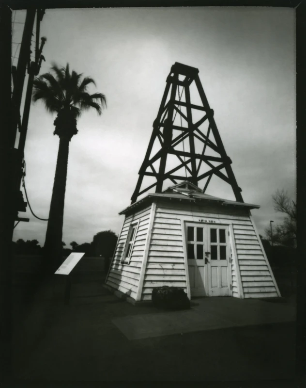 Tower, pinhole print